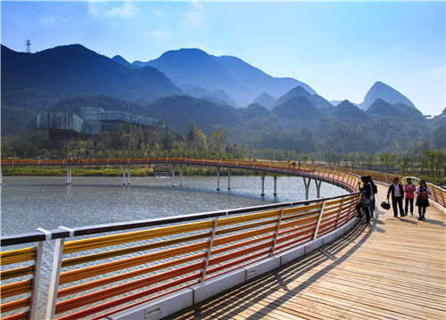 六盤水明湖濕地公園獲得2014asla綜合設(shè)計類榮譽獎